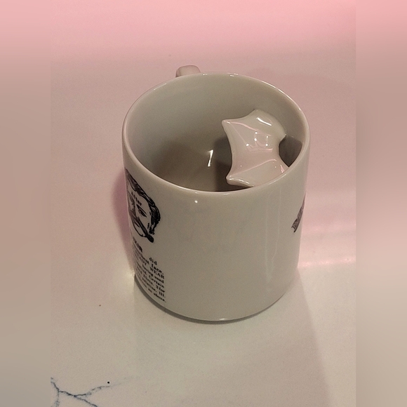 Porcelain Vintage Mustache Mug, Made Japan - Picture 3 of 10